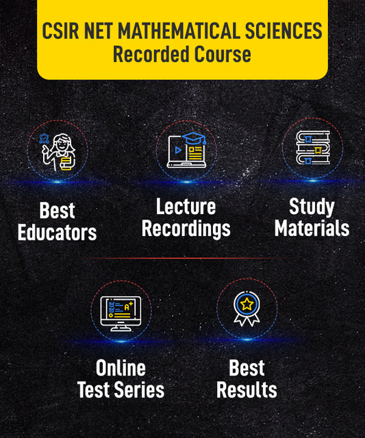 CSIR NET Mathematical  Sciences recorded online course (Hinglish)