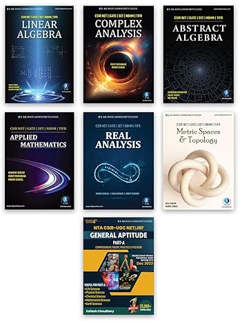 CSIR NET Mathematical Science Mathematics Theory Books (7 Books)