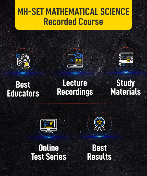 MH-SET Mathematical Science recorded online course  (Hinglish)